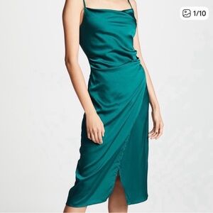 re:named Teal Midi Dress
